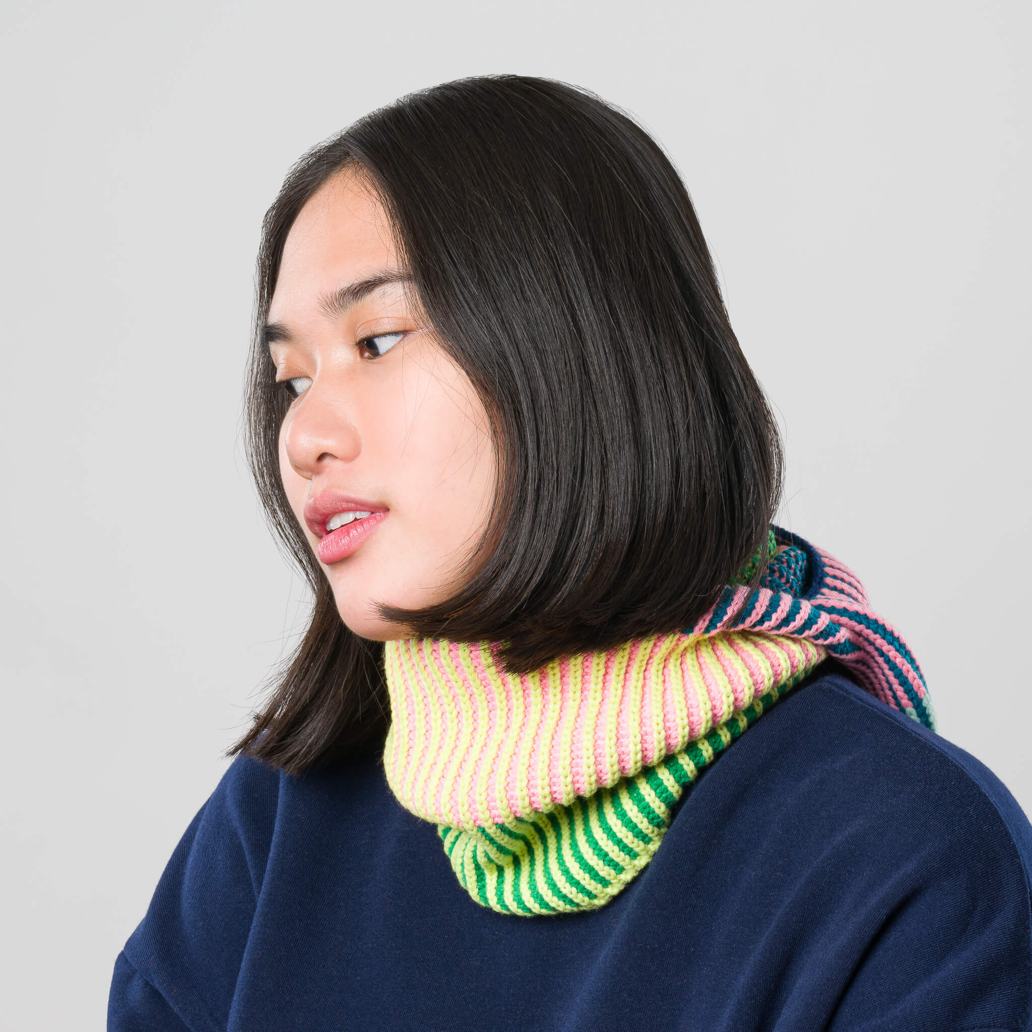 UO Hazy Stripe Balaclava: Stay Warm in Style