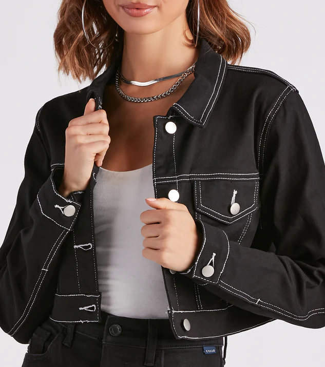 BDG Daria Cropped Denim Jacket: The Perfect Addition to Your Wardrobe