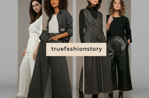 A collage of four different women, each representing a distinct fashion style: classic, bohemian, minimalist, and edgy.
