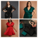 A confident woman with curves smiling and wearing a stylish black sequin club dress plus size at an evening event.
