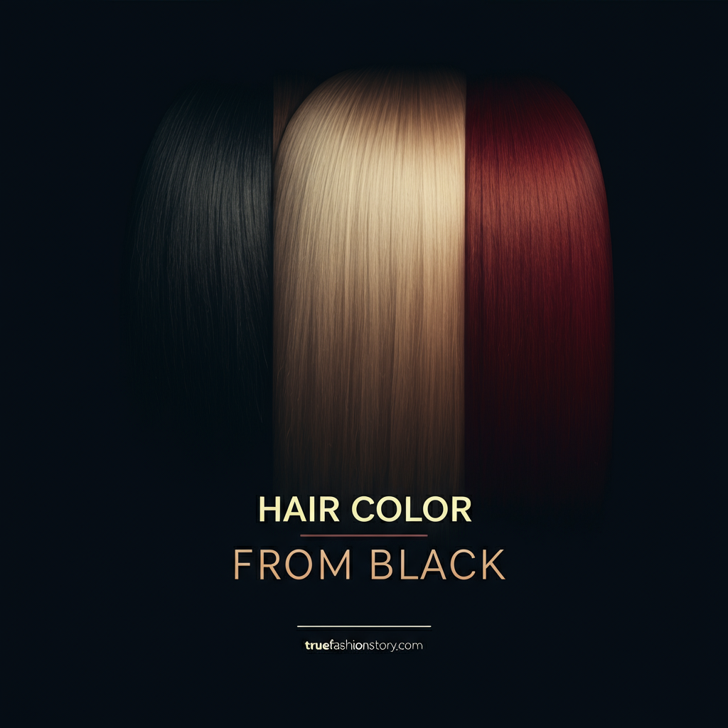 hair color from black