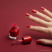 red nail polish